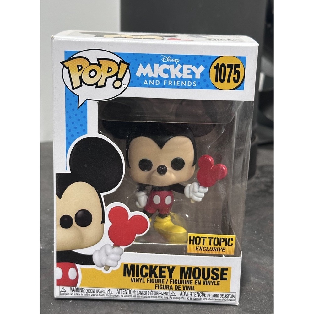 Funko Pop! Mickey Mouse Ice‎ Cream Bar Hot Topic Disney Friends #1075 NEW